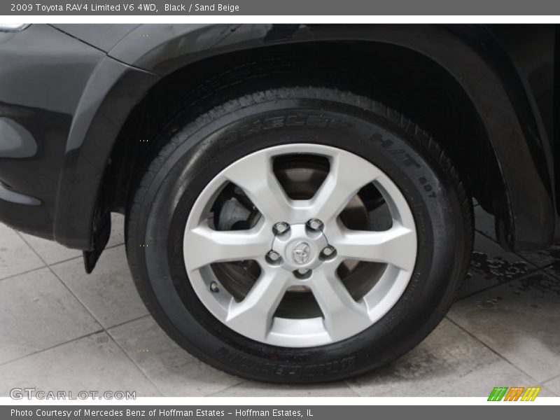 Black / Sand Beige 2009 Toyota RAV4 Limited V6 4WD