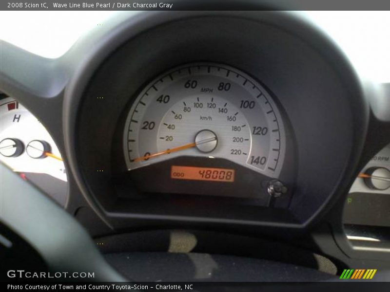 Wave Line Blue Pearl / Dark Charcoal Gray 2008 Scion tC