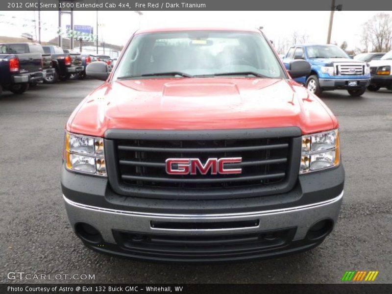 Fire Red / Dark Titanium 2012 GMC Sierra 1500 Extended Cab 4x4