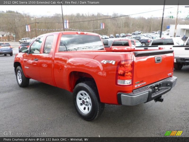 Fire Red / Dark Titanium 2012 GMC Sierra 1500 Extended Cab 4x4