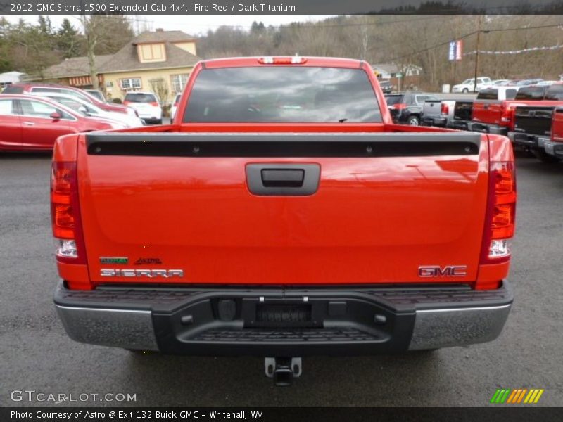 Fire Red / Dark Titanium 2012 GMC Sierra 1500 Extended Cab 4x4