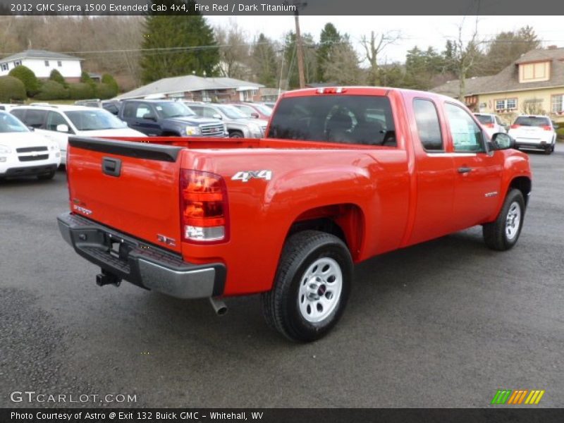 Fire Red / Dark Titanium 2012 GMC Sierra 1500 Extended Cab 4x4