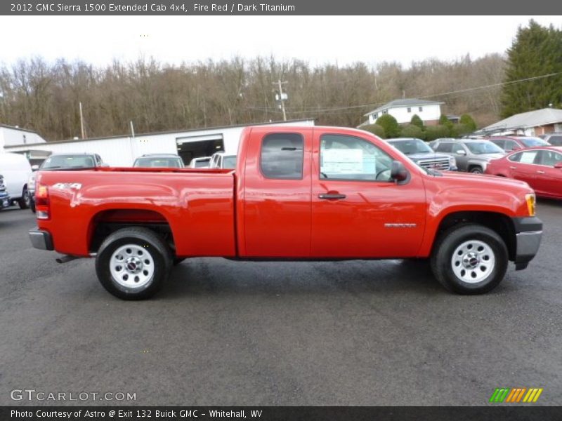 Fire Red / Dark Titanium 2012 GMC Sierra 1500 Extended Cab 4x4