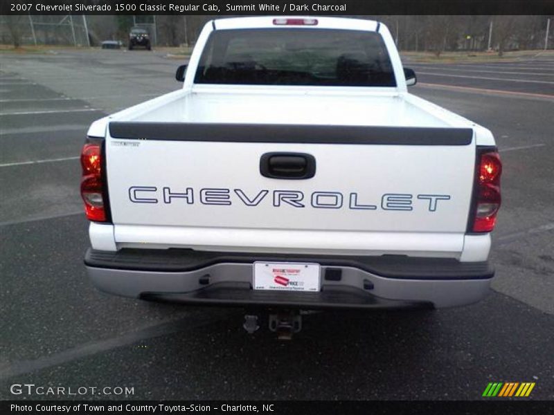 Summit White / Dark Charcoal 2007 Chevrolet Silverado 1500 Classic Regular Cab