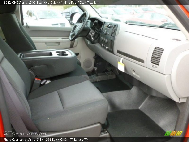 Fire Red / Dark Titanium 2012 GMC Sierra 1500 Extended Cab 4x4