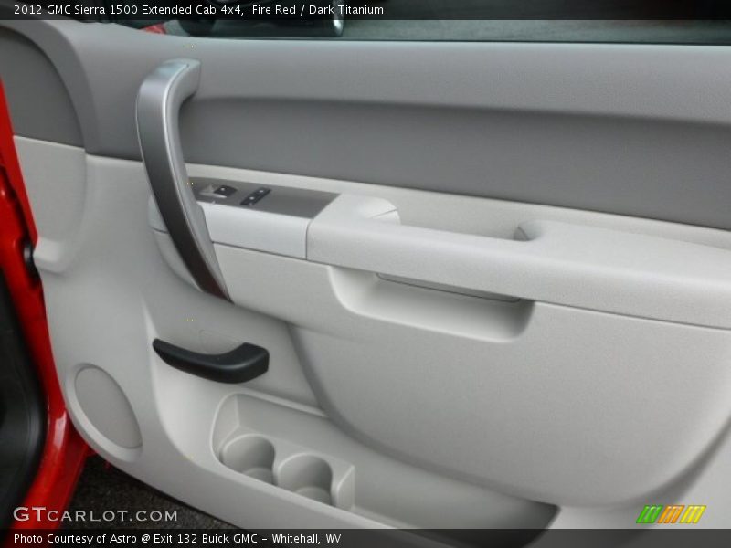 Fire Red / Dark Titanium 2012 GMC Sierra 1500 Extended Cab 4x4