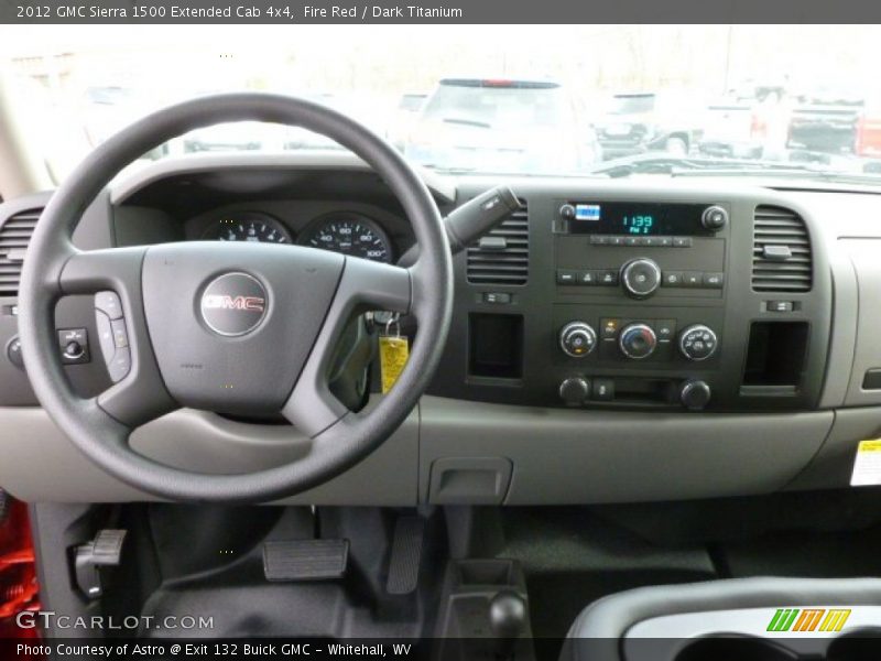 Fire Red / Dark Titanium 2012 GMC Sierra 1500 Extended Cab 4x4