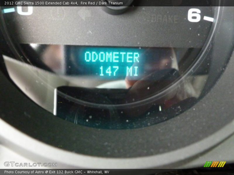 Fire Red / Dark Titanium 2012 GMC Sierra 1500 Extended Cab 4x4