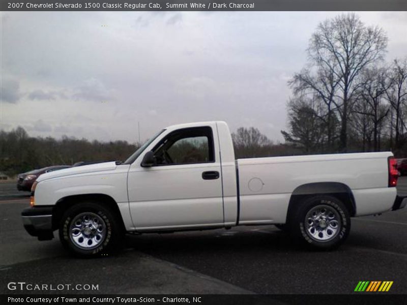 Summit White / Dark Charcoal 2007 Chevrolet Silverado 1500 Classic Regular Cab