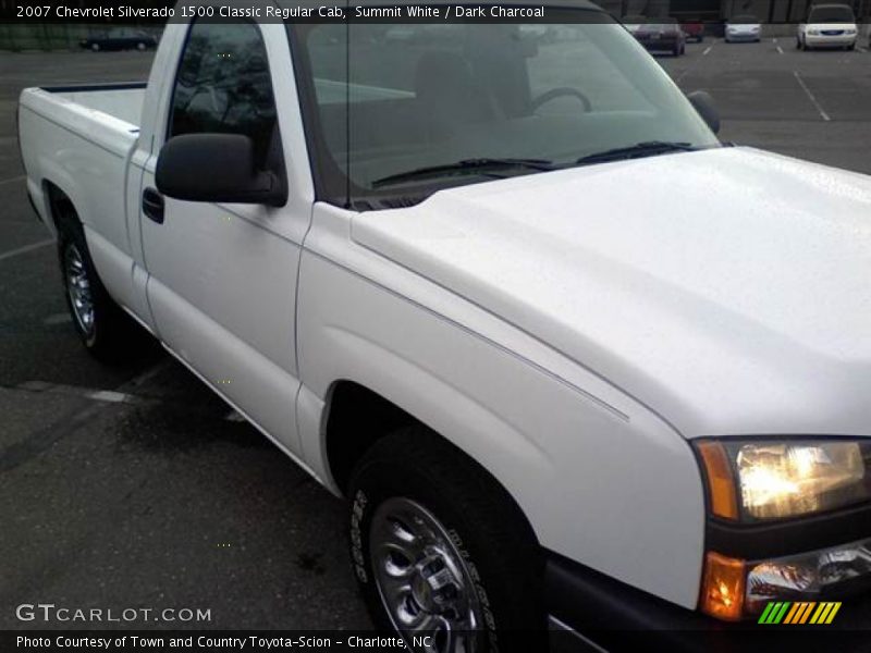 Summit White / Dark Charcoal 2007 Chevrolet Silverado 1500 Classic Regular Cab