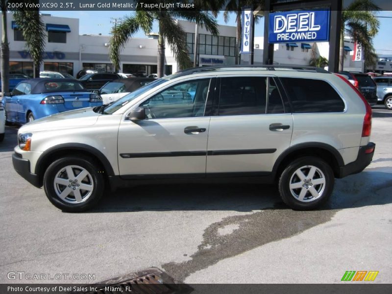 Lunar Gold Metallic / Taupe/Light Taupe 2006 Volvo XC90 2.5T