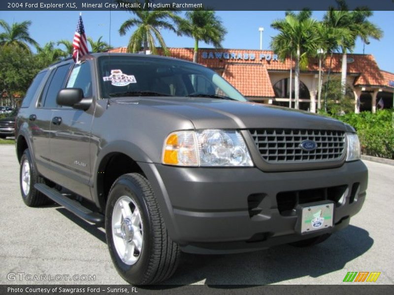 Mineral Grey Metallic / Medium Parchment 2004 Ford Explorer XLS