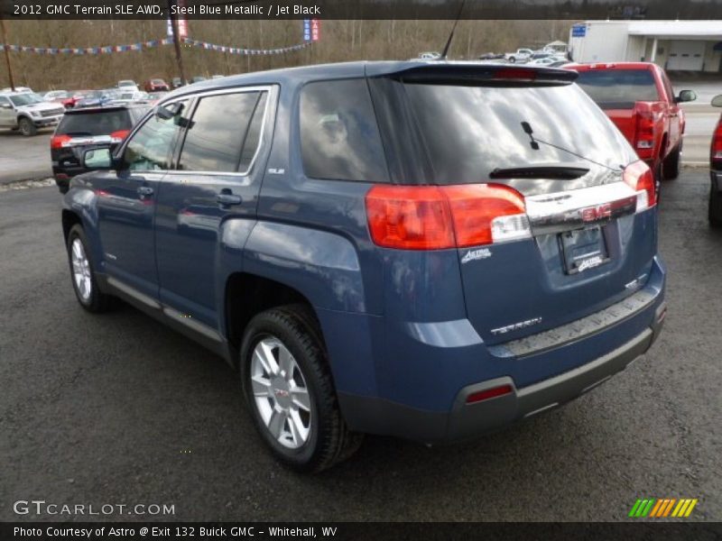 Steel Blue Metallic / Jet Black 2012 GMC Terrain SLE AWD