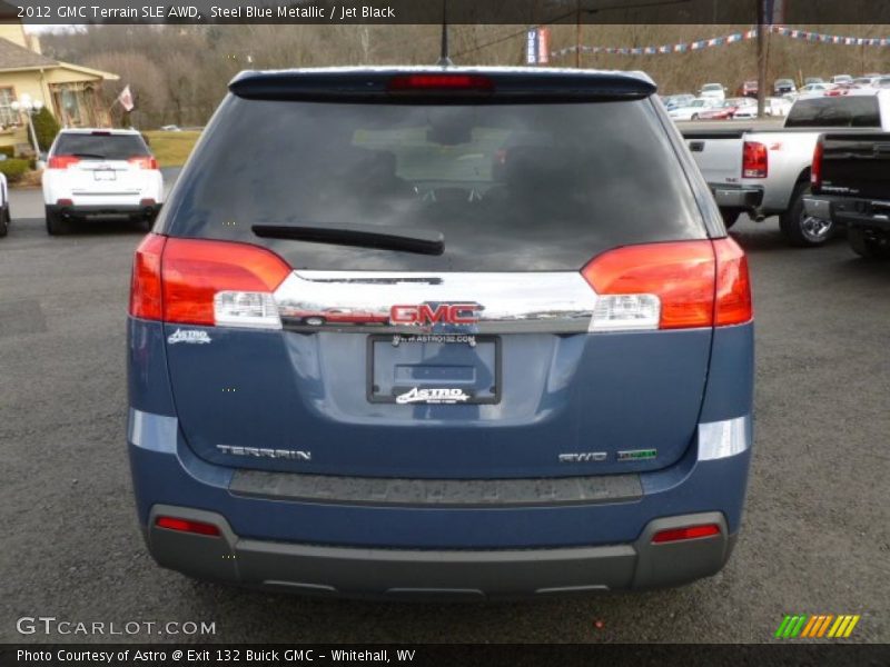Steel Blue Metallic / Jet Black 2012 GMC Terrain SLE AWD