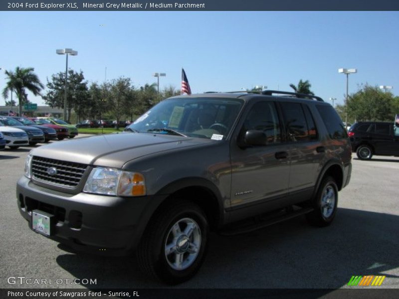 Mineral Grey Metallic / Medium Parchment 2004 Ford Explorer XLS