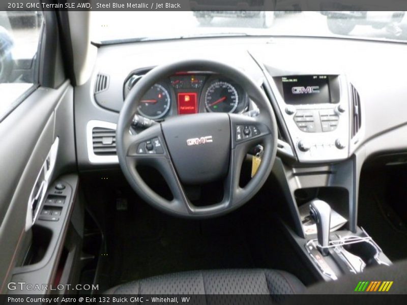 Steel Blue Metallic / Jet Black 2012 GMC Terrain SLE AWD
