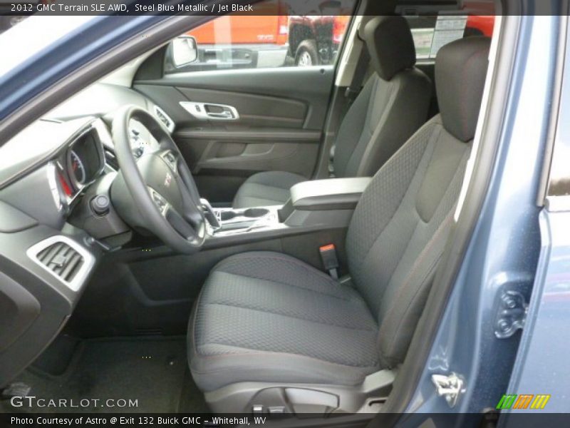 Steel Blue Metallic / Jet Black 2012 GMC Terrain SLE AWD