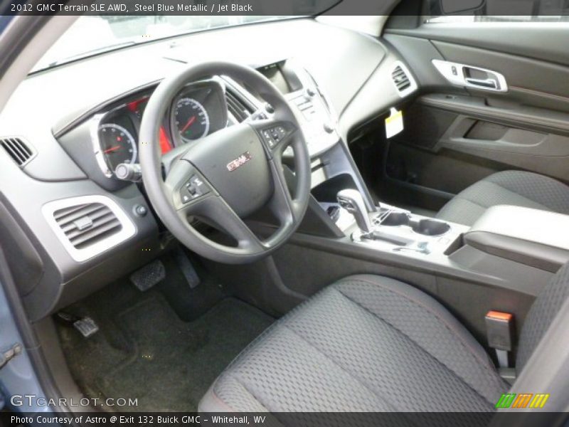 Steel Blue Metallic / Jet Black 2012 GMC Terrain SLE AWD