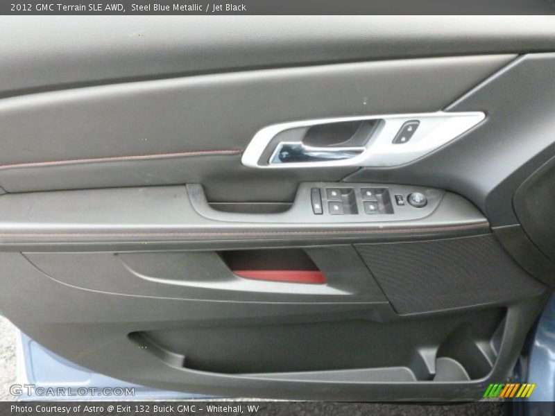 Steel Blue Metallic / Jet Black 2012 GMC Terrain SLE AWD