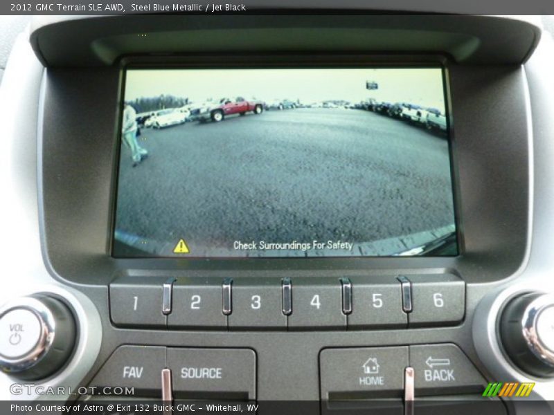 Steel Blue Metallic / Jet Black 2012 GMC Terrain SLE AWD