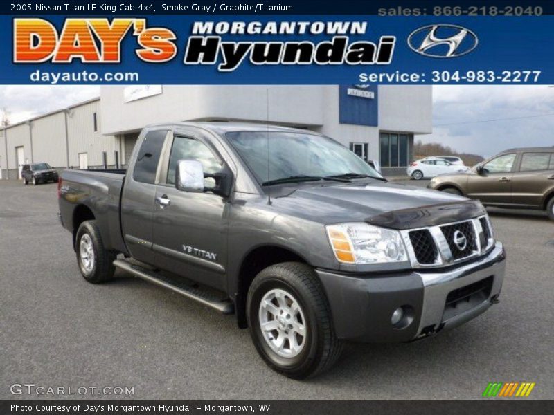 Smoke Gray / Graphite/Titanium 2005 Nissan Titan LE King Cab 4x4