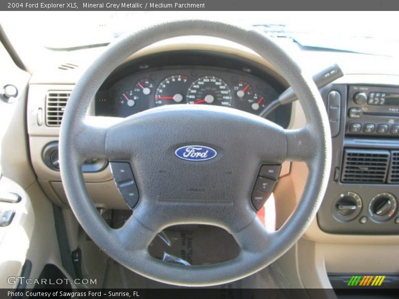 Mineral Grey Metallic / Medium Parchment 2004 Ford Explorer XLS