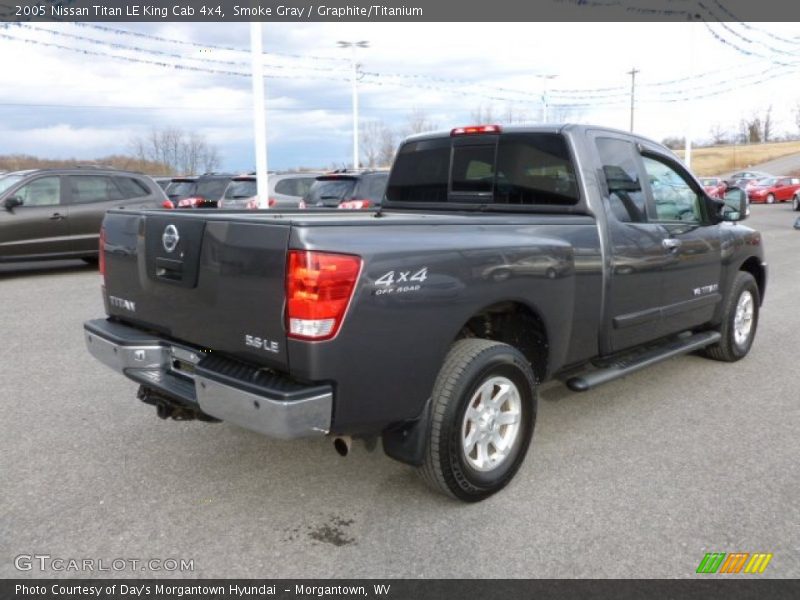 Smoke Gray / Graphite/Titanium 2005 Nissan Titan LE King Cab 4x4