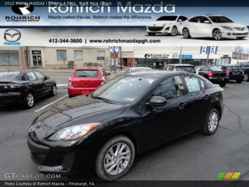 Black Mica / Black 2012 Mazda MAZDA3 i Touring 4 Door