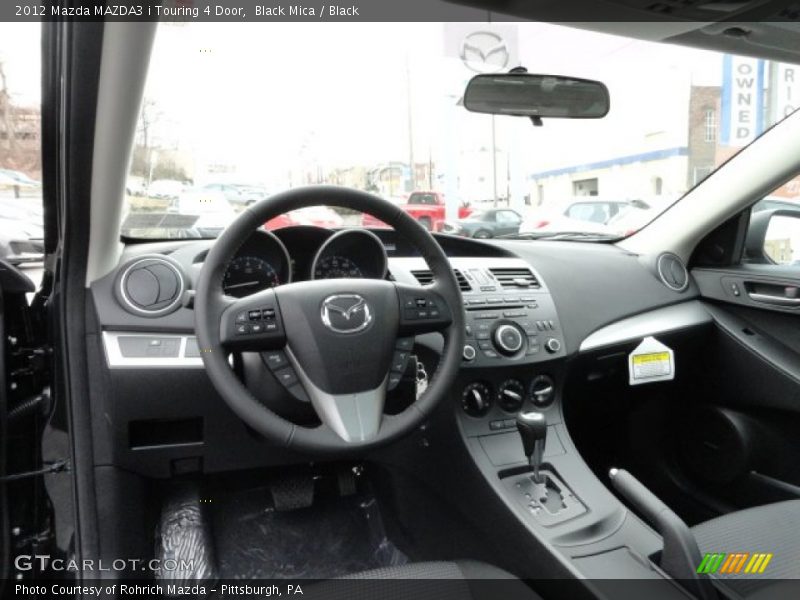 Black Mica / Black 2012 Mazda MAZDA3 i Touring 4 Door