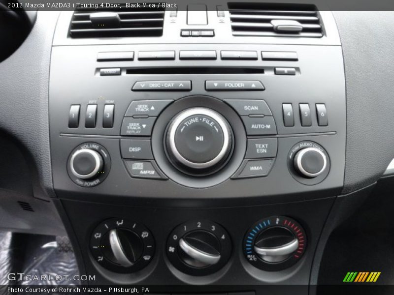 Black Mica / Black 2012 Mazda MAZDA3 i Touring 4 Door
