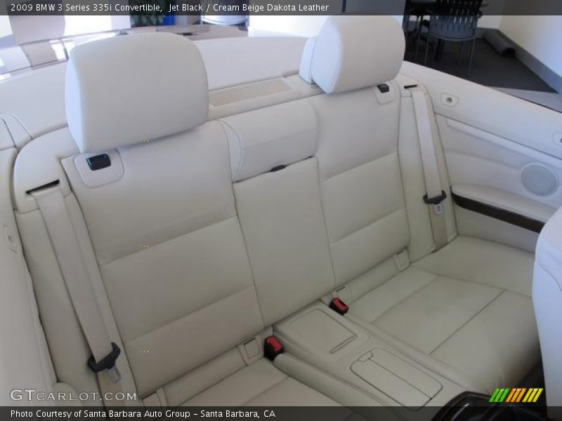 Jet Black / Cream Beige Dakota Leather 2009 BMW 3 Series 335i Convertible