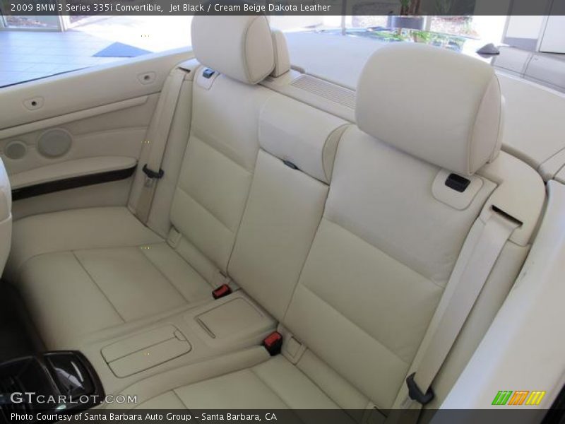 Jet Black / Cream Beige Dakota Leather 2009 BMW 3 Series 335i Convertible