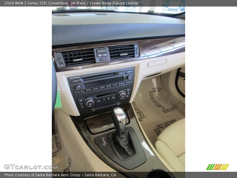 Jet Black / Cream Beige Dakota Leather 2009 BMW 3 Series 335i Convertible