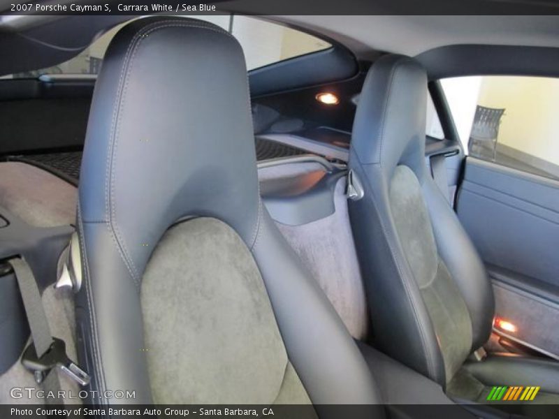 Carrara White / Sea Blue 2007 Porsche Cayman S