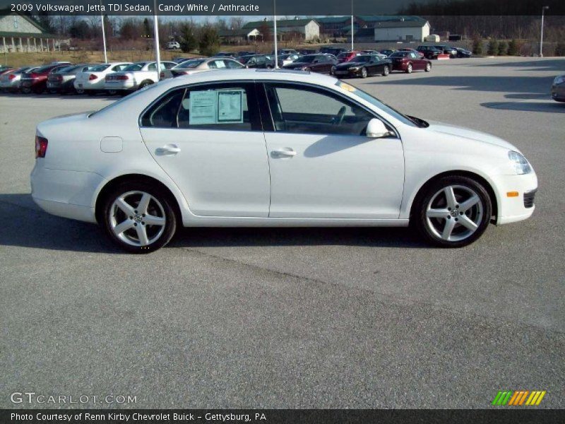Candy White / Anthracite 2009 Volkswagen Jetta TDI Sedan