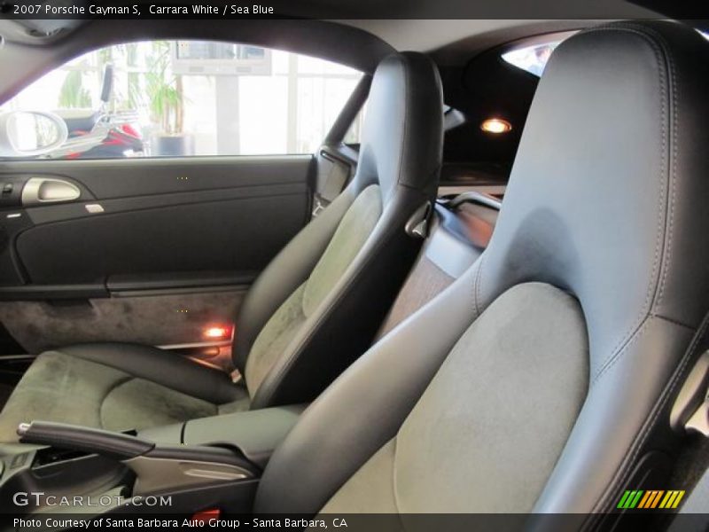 Carrara White / Sea Blue 2007 Porsche Cayman S