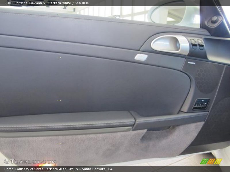 Carrara White / Sea Blue 2007 Porsche Cayman S
