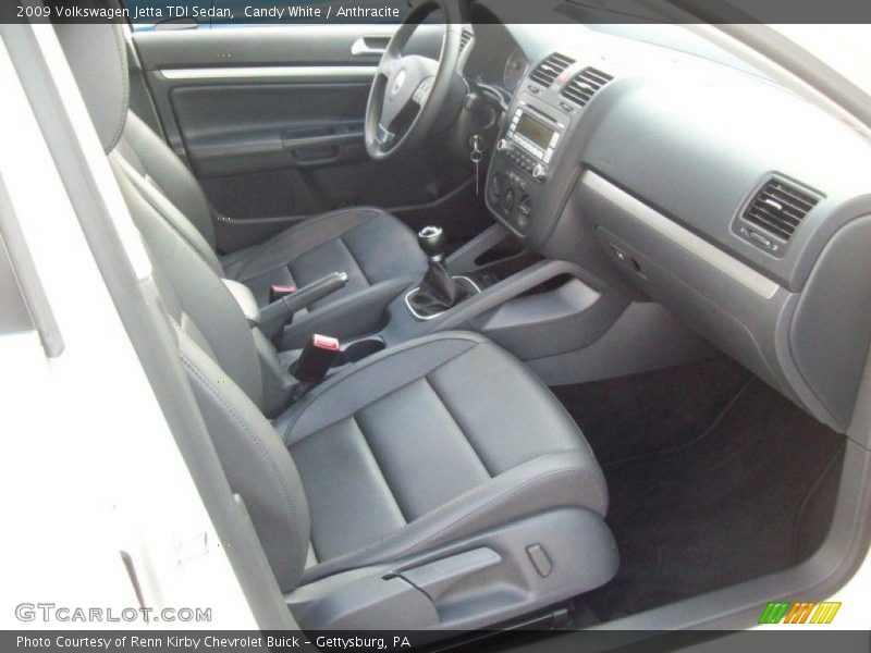 Candy White / Anthracite 2009 Volkswagen Jetta TDI Sedan