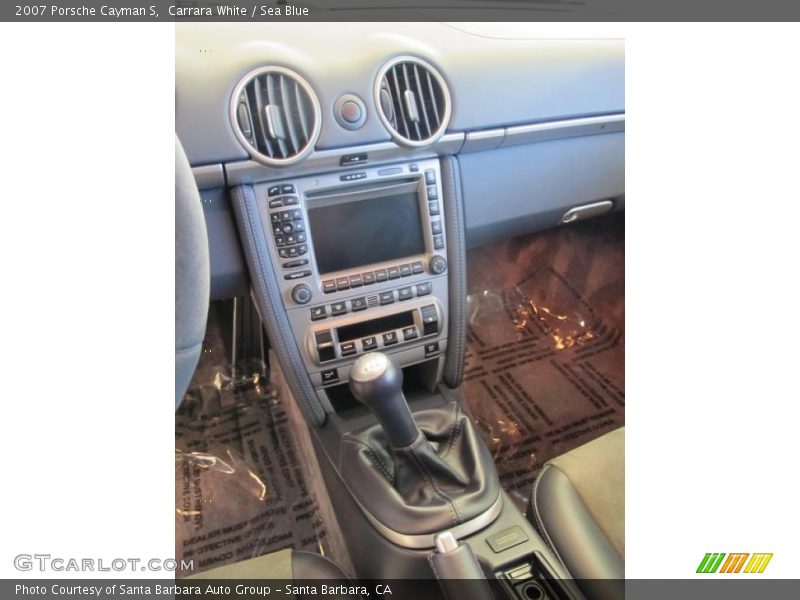 Carrara White / Sea Blue 2007 Porsche Cayman S