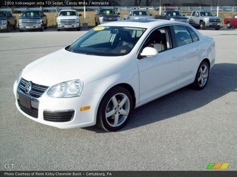 Candy White / Anthracite 2009 Volkswagen Jetta TDI Sedan