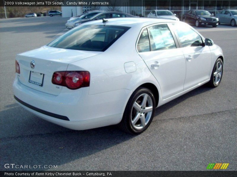Candy White / Anthracite 2009 Volkswagen Jetta TDI Sedan