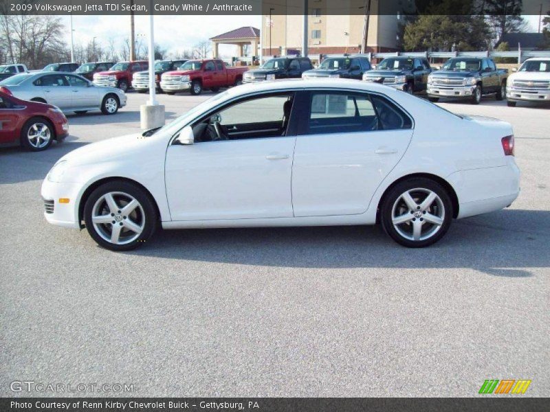 Candy White / Anthracite 2009 Volkswagen Jetta TDI Sedan