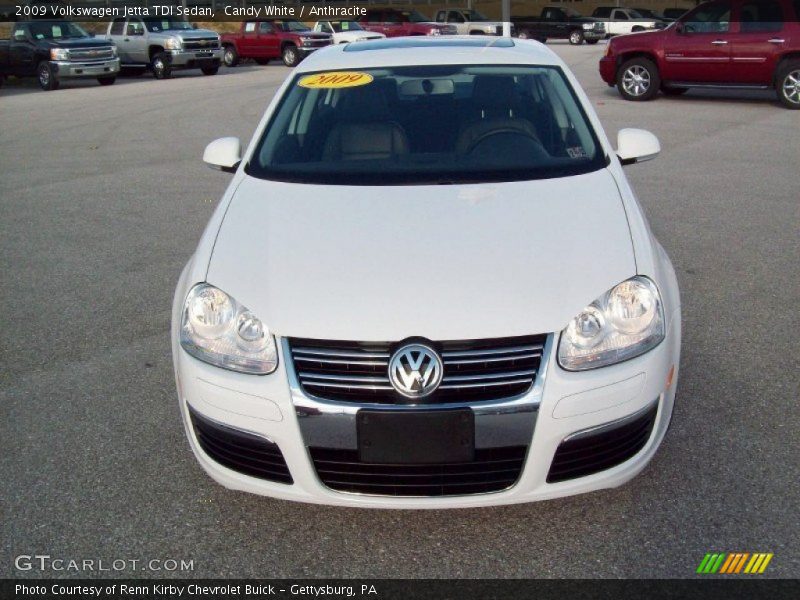 Candy White / Anthracite 2009 Volkswagen Jetta TDI Sedan