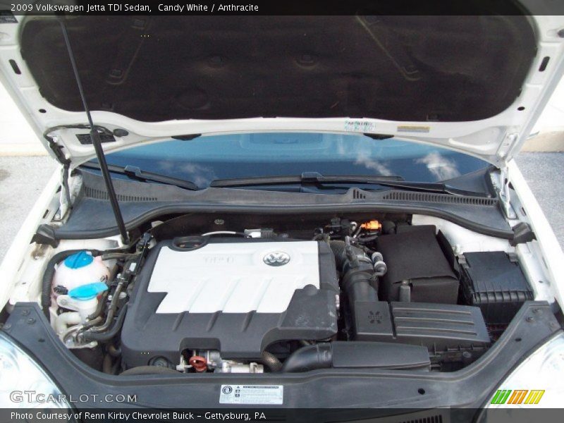 Candy White / Anthracite 2009 Volkswagen Jetta TDI Sedan