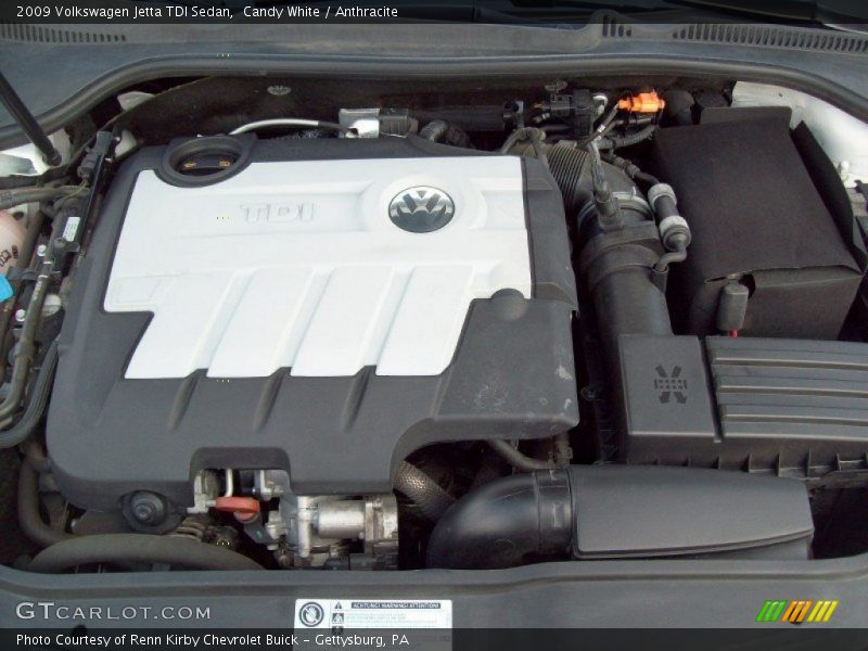Candy White / Anthracite 2009 Volkswagen Jetta TDI Sedan