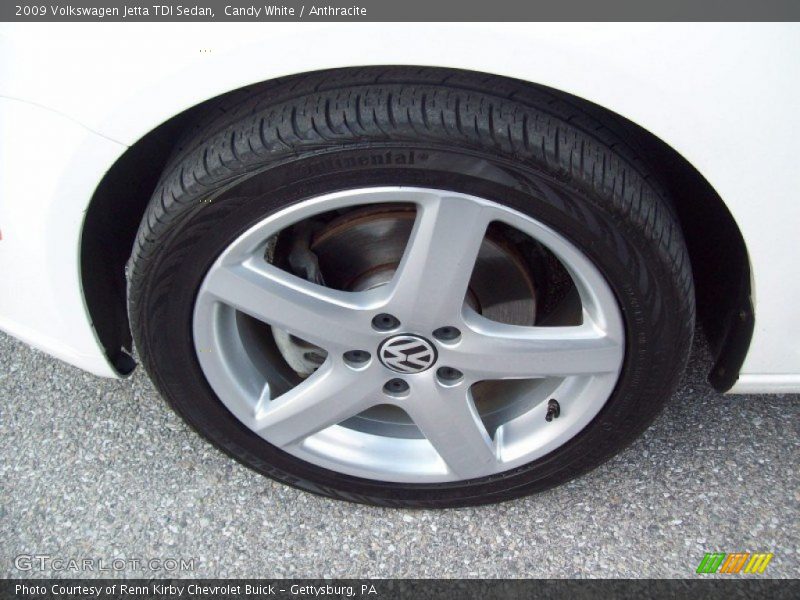 Candy White / Anthracite 2009 Volkswagen Jetta TDI Sedan