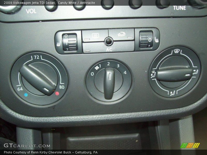 Candy White / Anthracite 2009 Volkswagen Jetta TDI Sedan