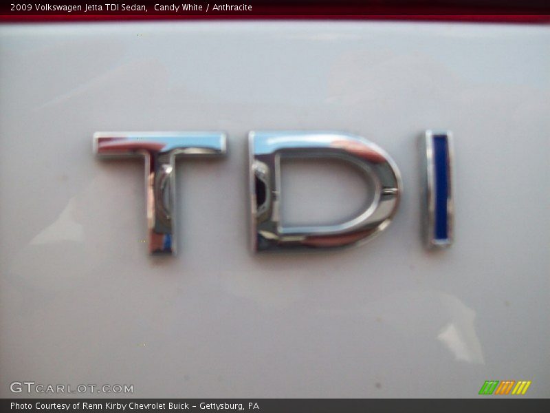 Candy White / Anthracite 2009 Volkswagen Jetta TDI Sedan