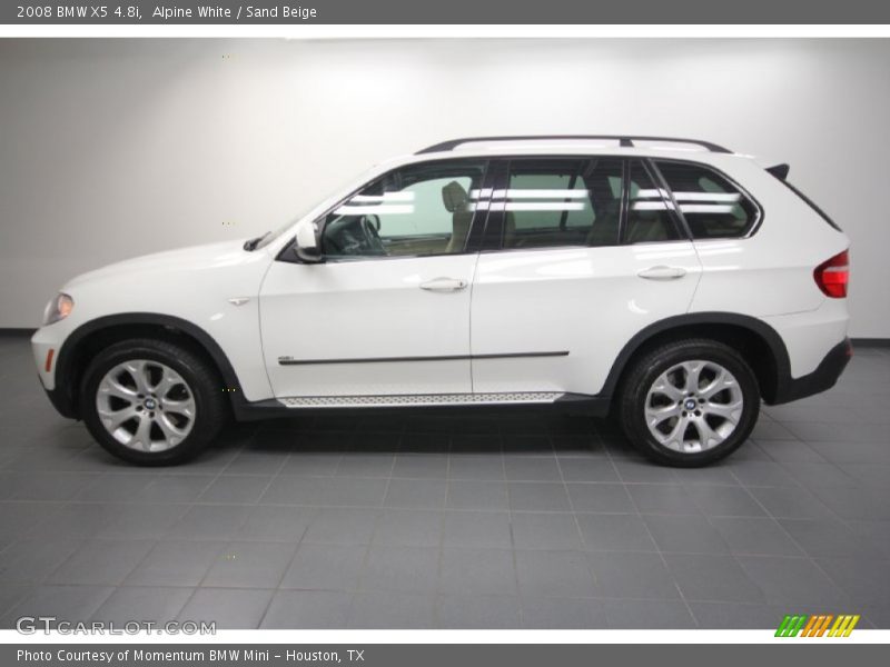 Alpine White / Sand Beige 2008 BMW X5 4.8i