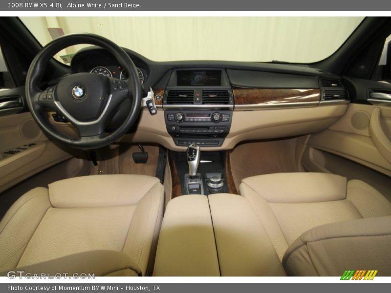 Alpine White / Sand Beige 2008 BMW X5 4.8i